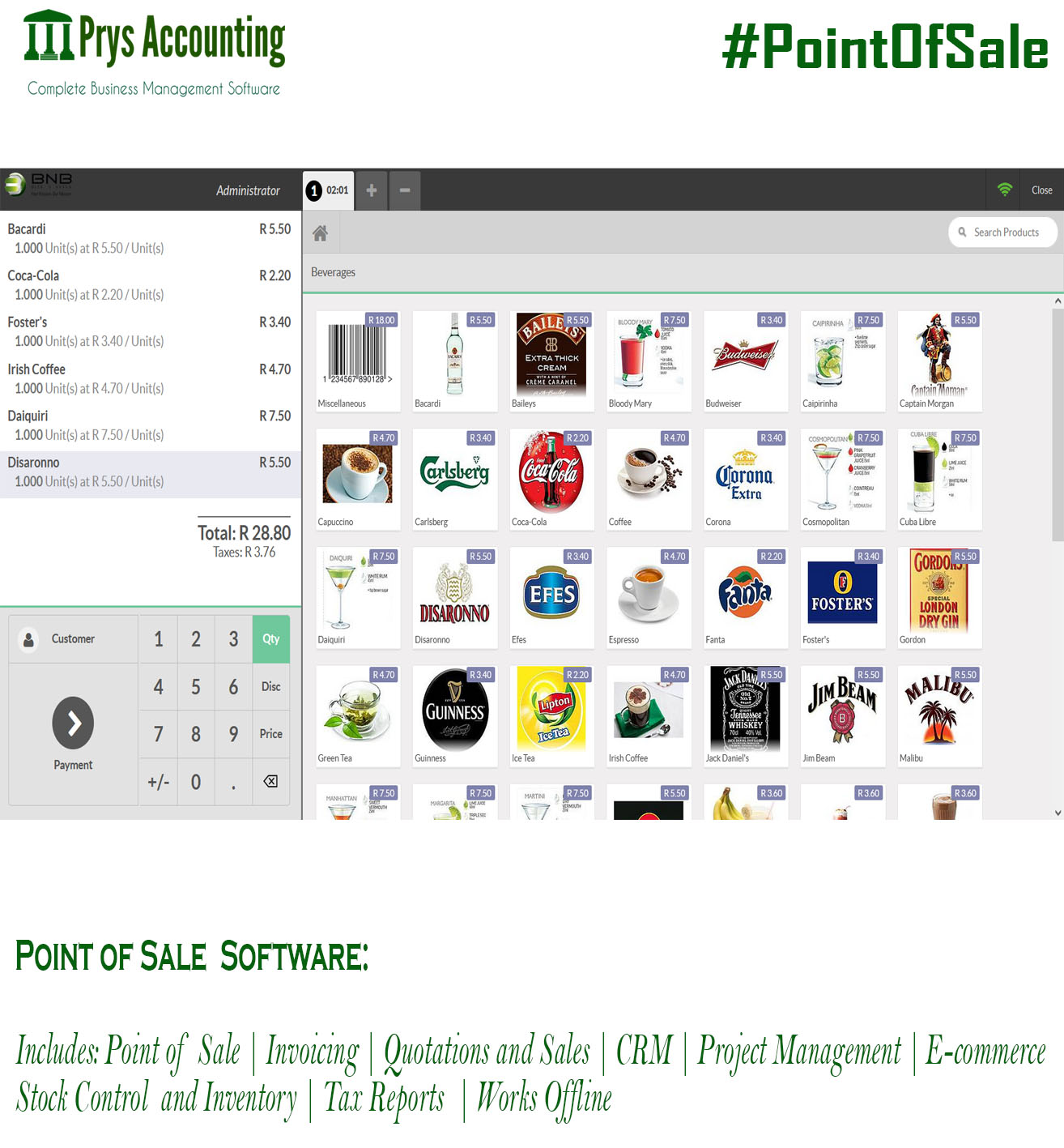 Point of Sale and Stock Control Software (Annual Subscription) #PointofSale